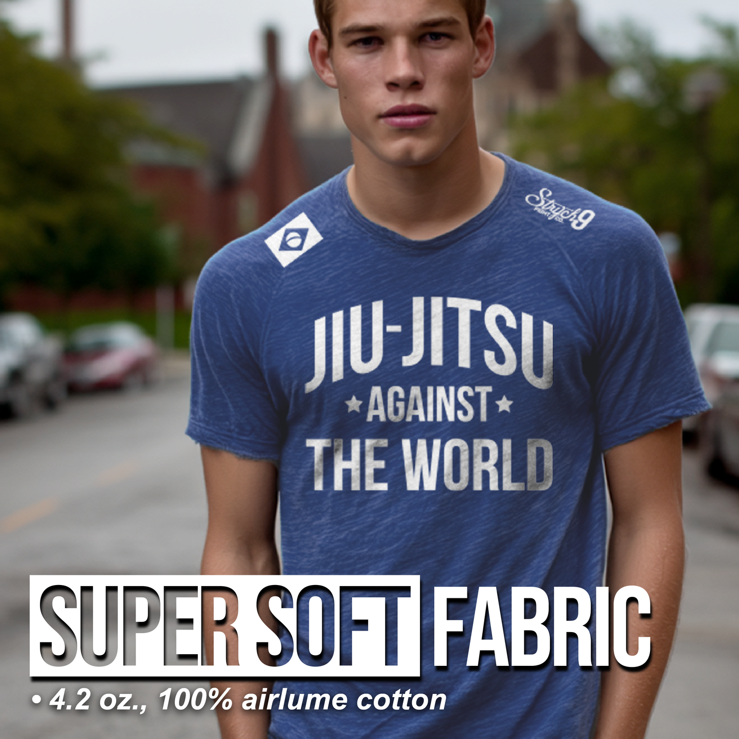 JIU-JITSU AGAINST THE WORLD • BLUE • T-Shirt