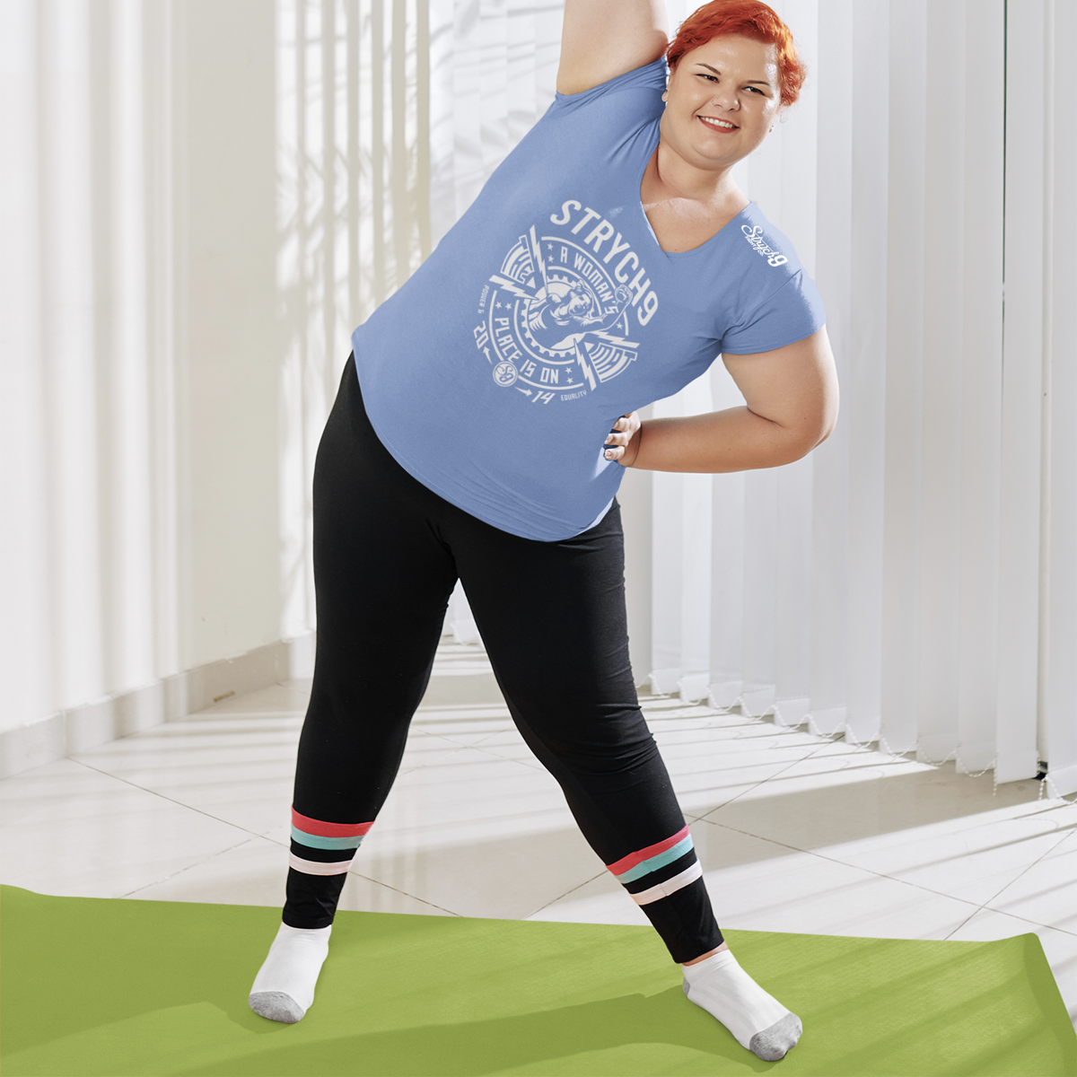 A WOMEN'S PLACE IS ON THE MAT • T-Shirt