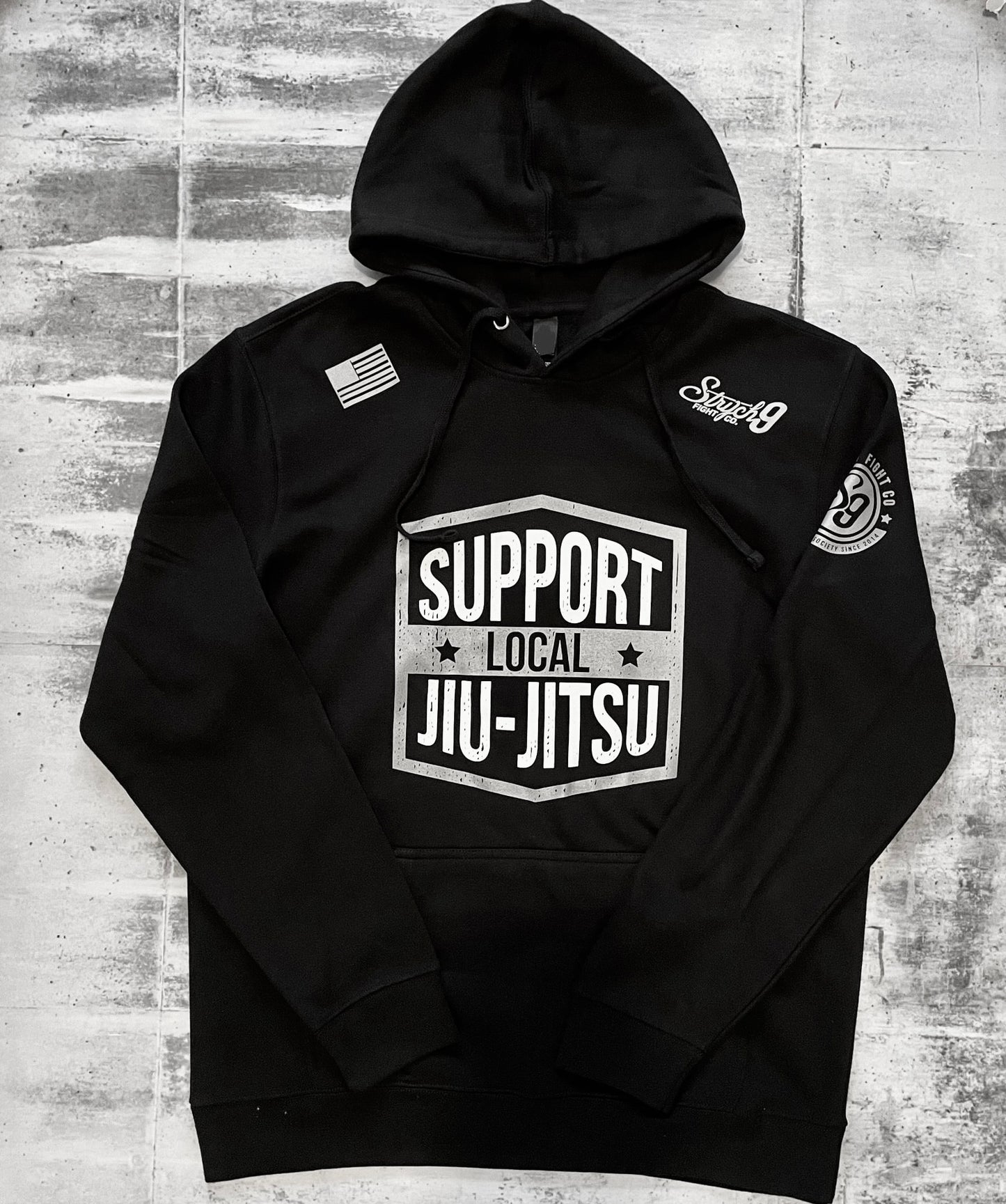 Support Local Jiu-Jitsu • Hooded Sweatshirt