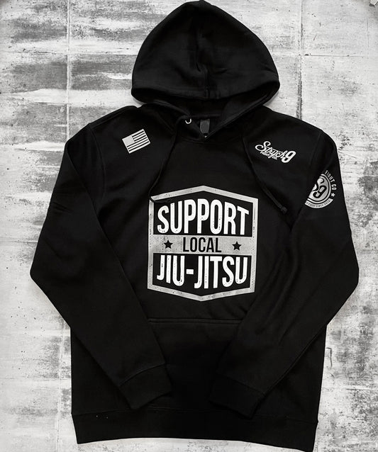 Support Local Jiu-Jitsu • Hooded Sweatshirt
