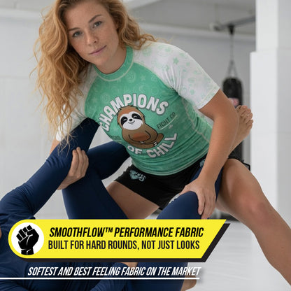 Champions Of Chill • Sloth Rash Guard