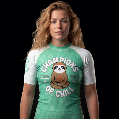 Champions Of Chill • Sloth Rash Guard