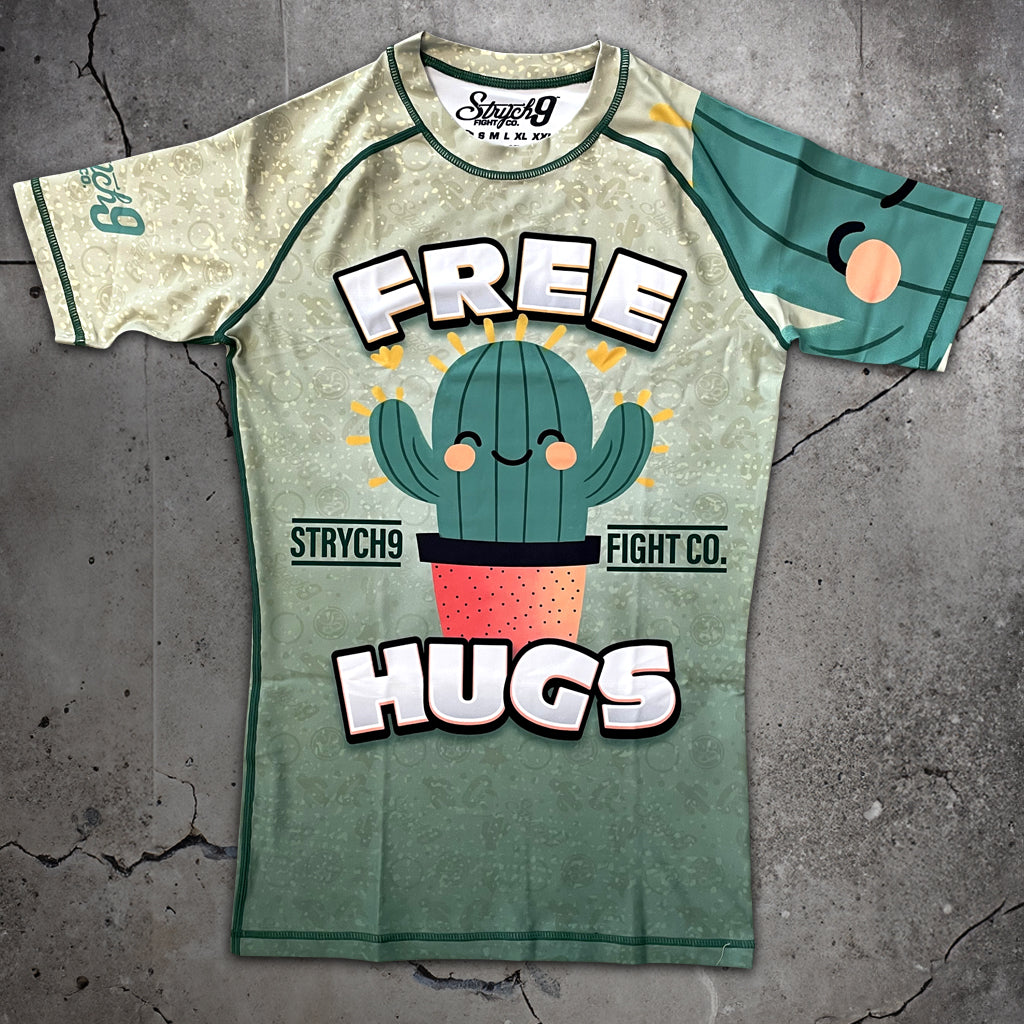 Free Hugs Cactus • Rash Guard – Strych9