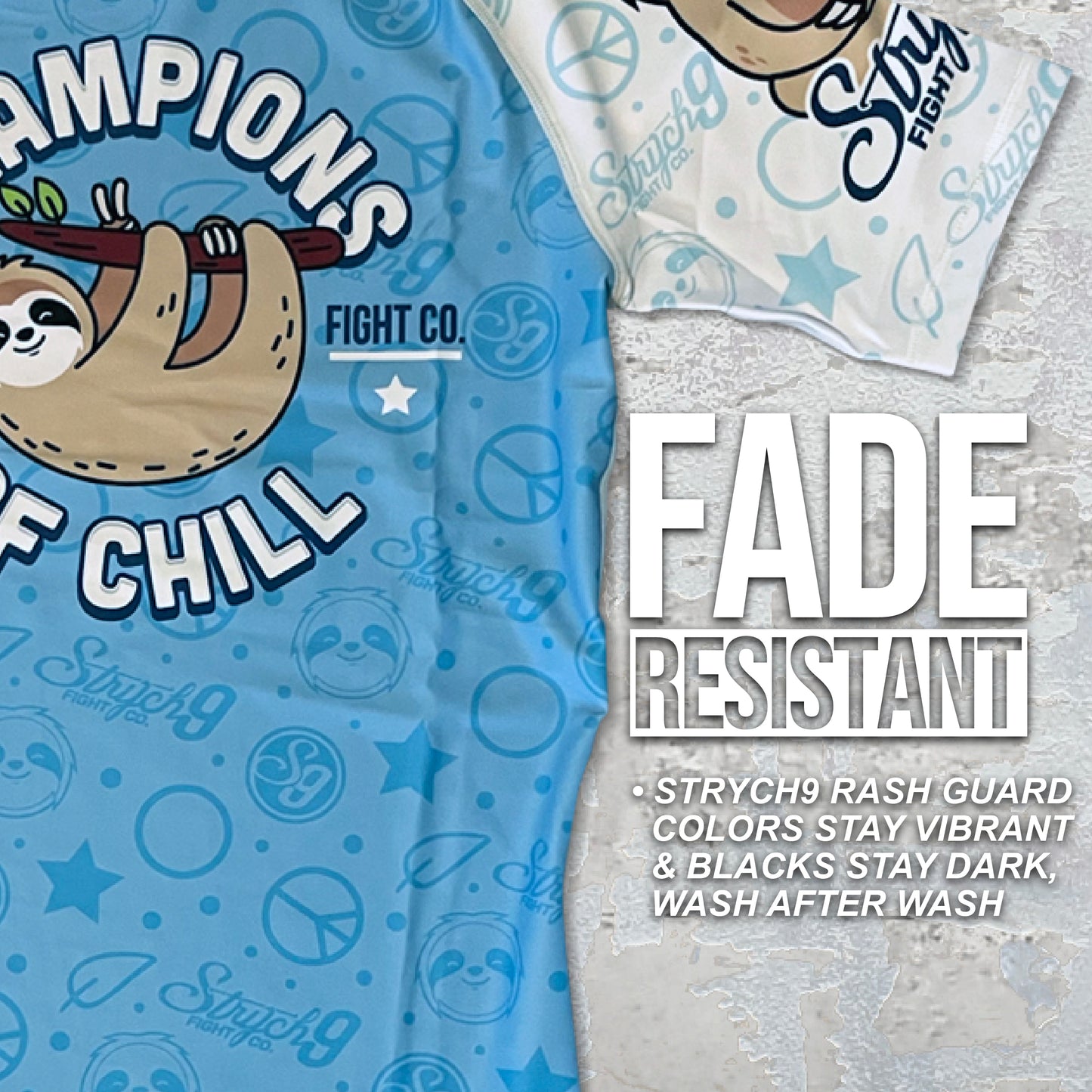 Champions of Chill 2 • Sloth Rash Guard