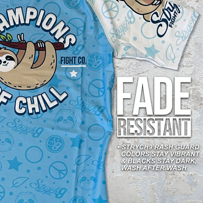 Champions of Chill 2 • Sloth Rash Guard