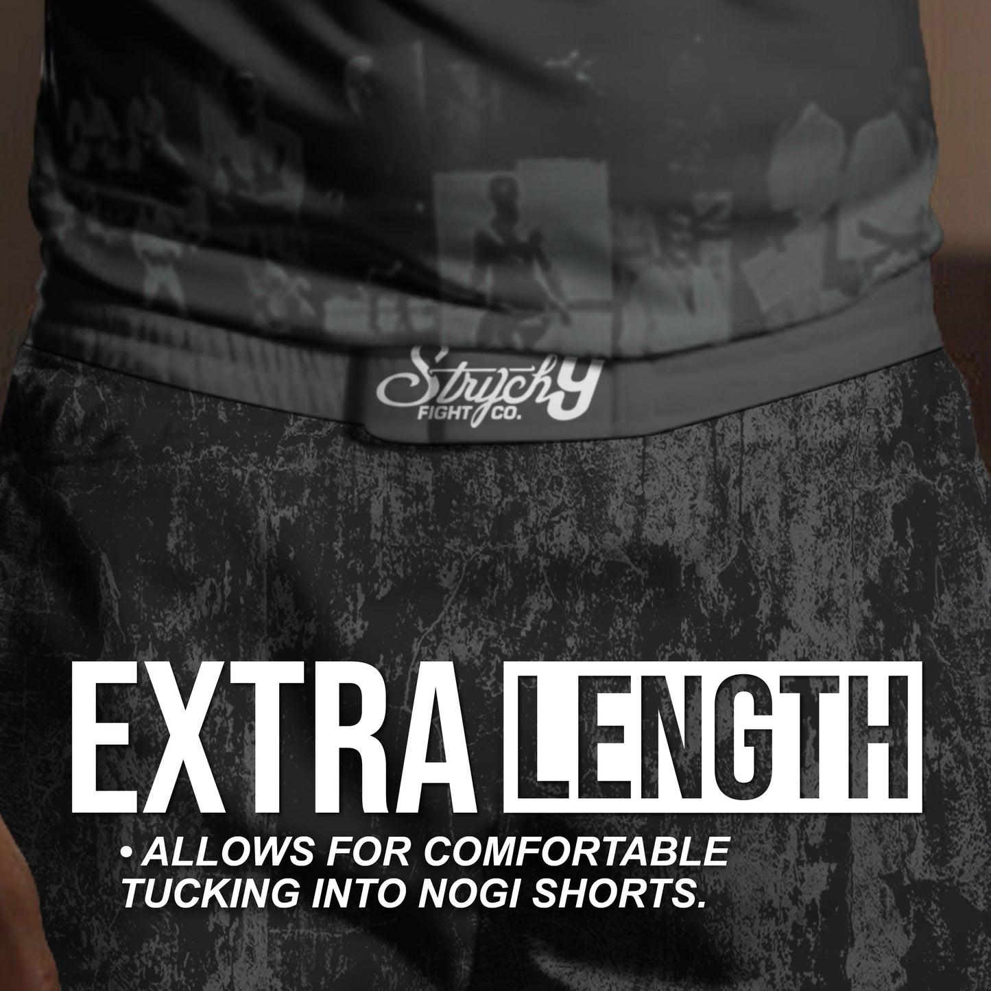 JIU JITSU AGAINST THE WORLD • Blue Belt Rash Guard