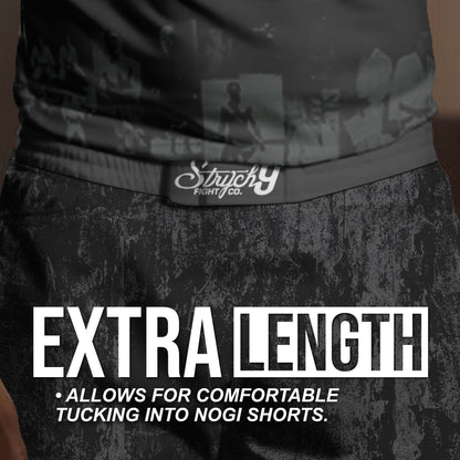 JIU JITSU AGAINST THE WORLD • Blue Belt Rash Guard