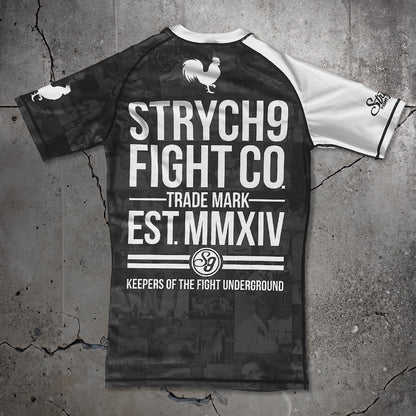 JIU JITSU AGAINST THE WORLD • White Belt Rash Guard
