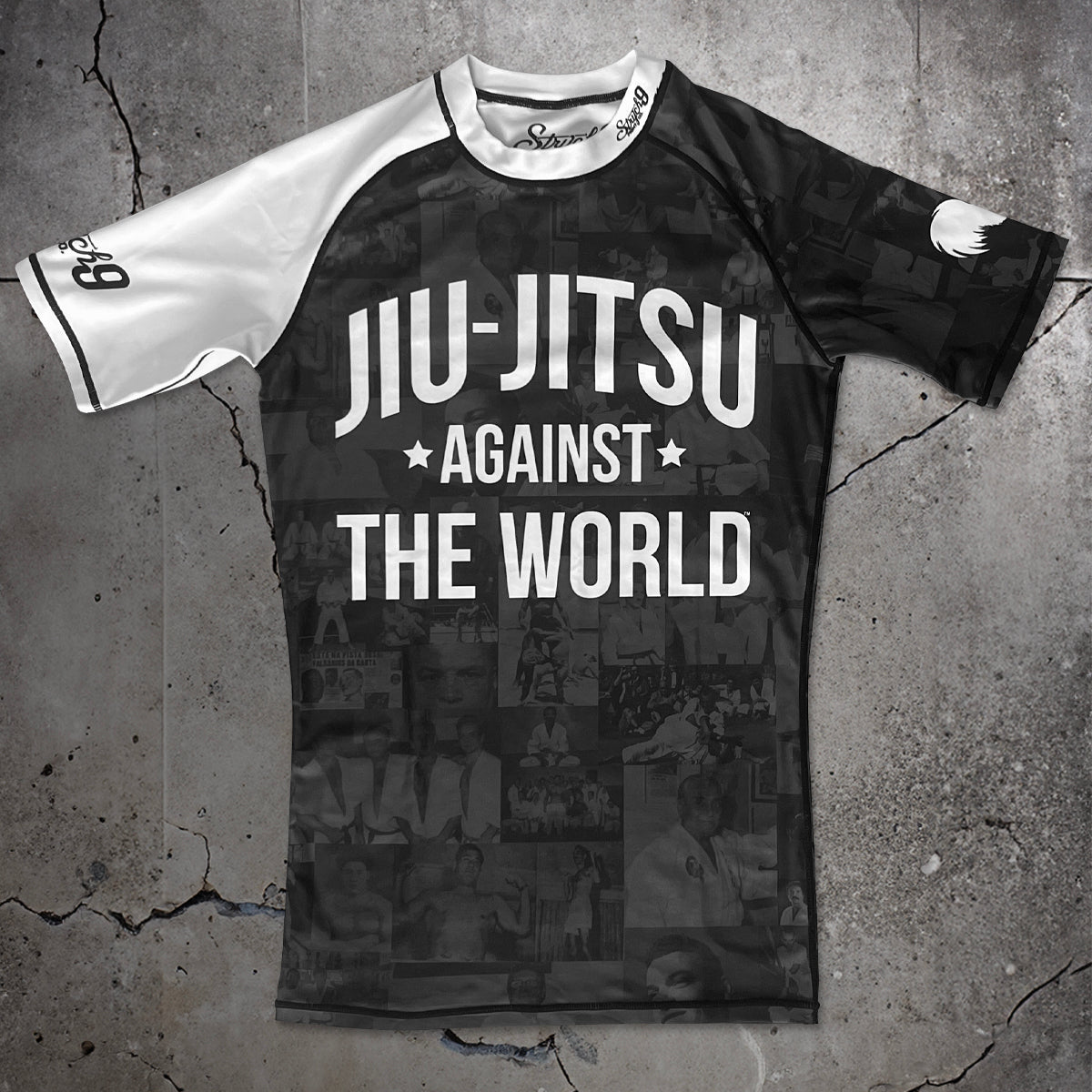 JIU JITSU AGAINST THE WORLD • White Belt Rash Guard