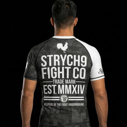 JIU JITSU AGAINST THE WORLD • White Belt Rash Guard