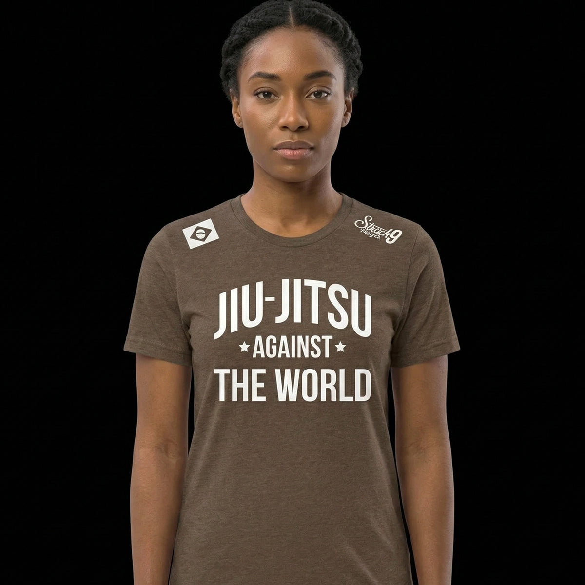 JIU-JITSU AGAINST THE WORLD • BROWN • T-Shirt