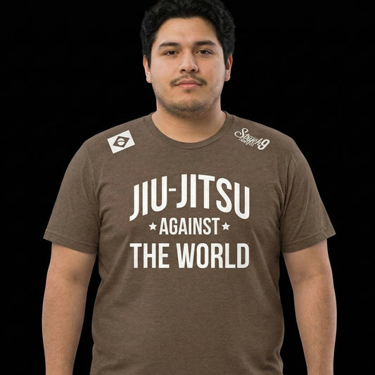 JIU-JITSU AGAINST THE WORLD • BROWN • T-Shirt