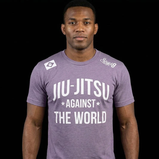 JIU-JITSU AGAINST THE WORLD • PURPLE • T-Shirt