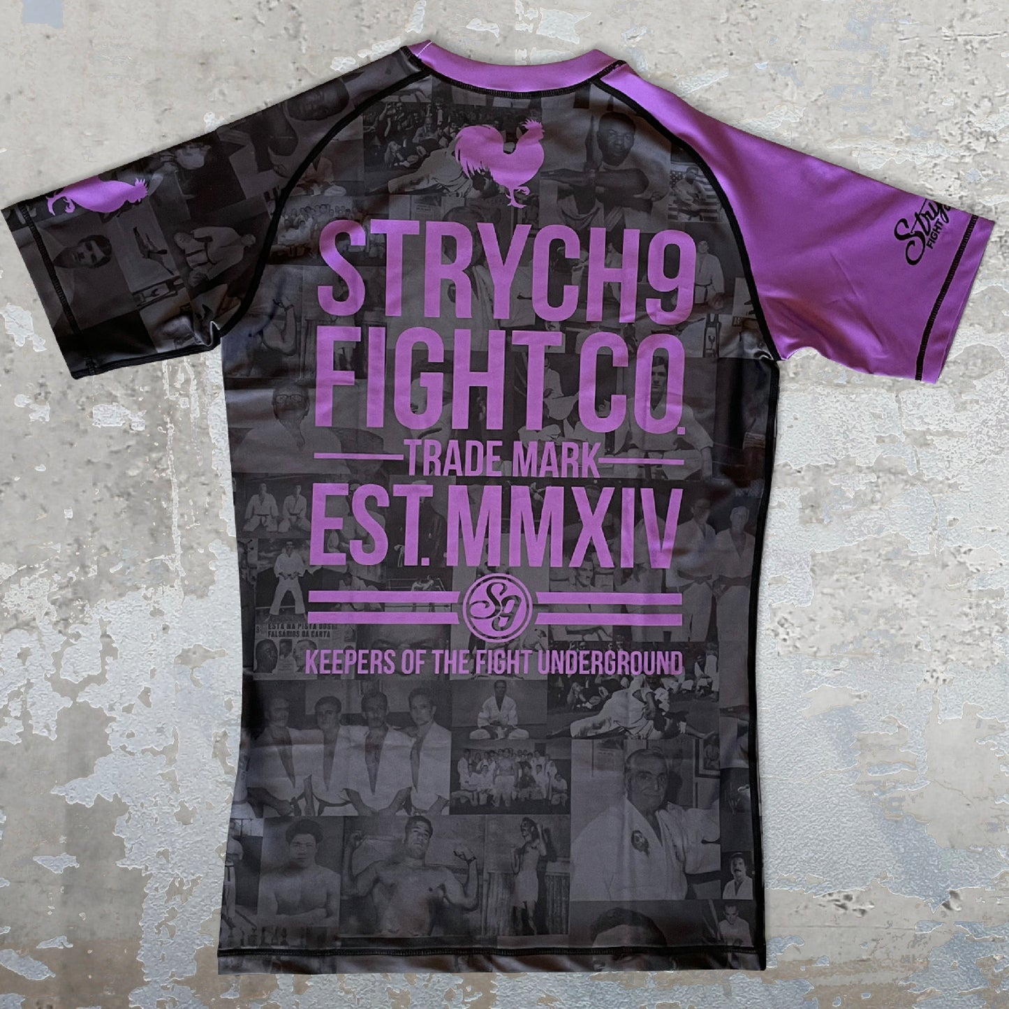 JIU JITSU AGAINST THE WORLD • Purple Belt Rash Guard