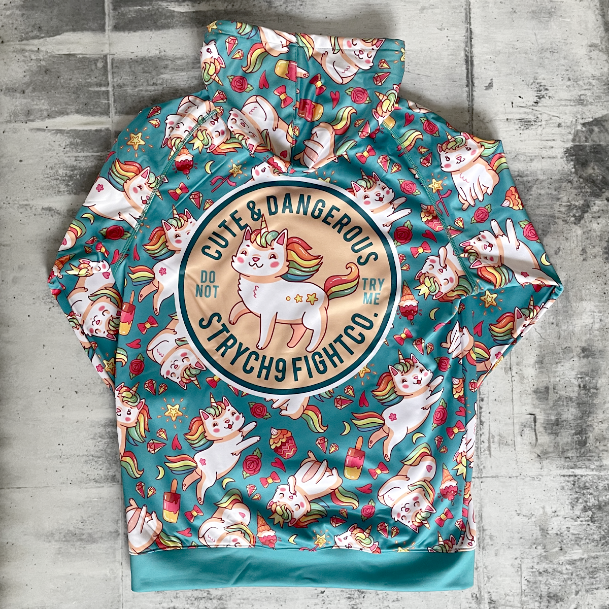Caticorn • Zip Up Hooded Sweatshirt