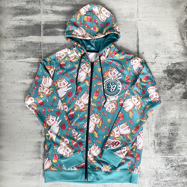 Caticorn • Zip Up Hooded Sweatshirt