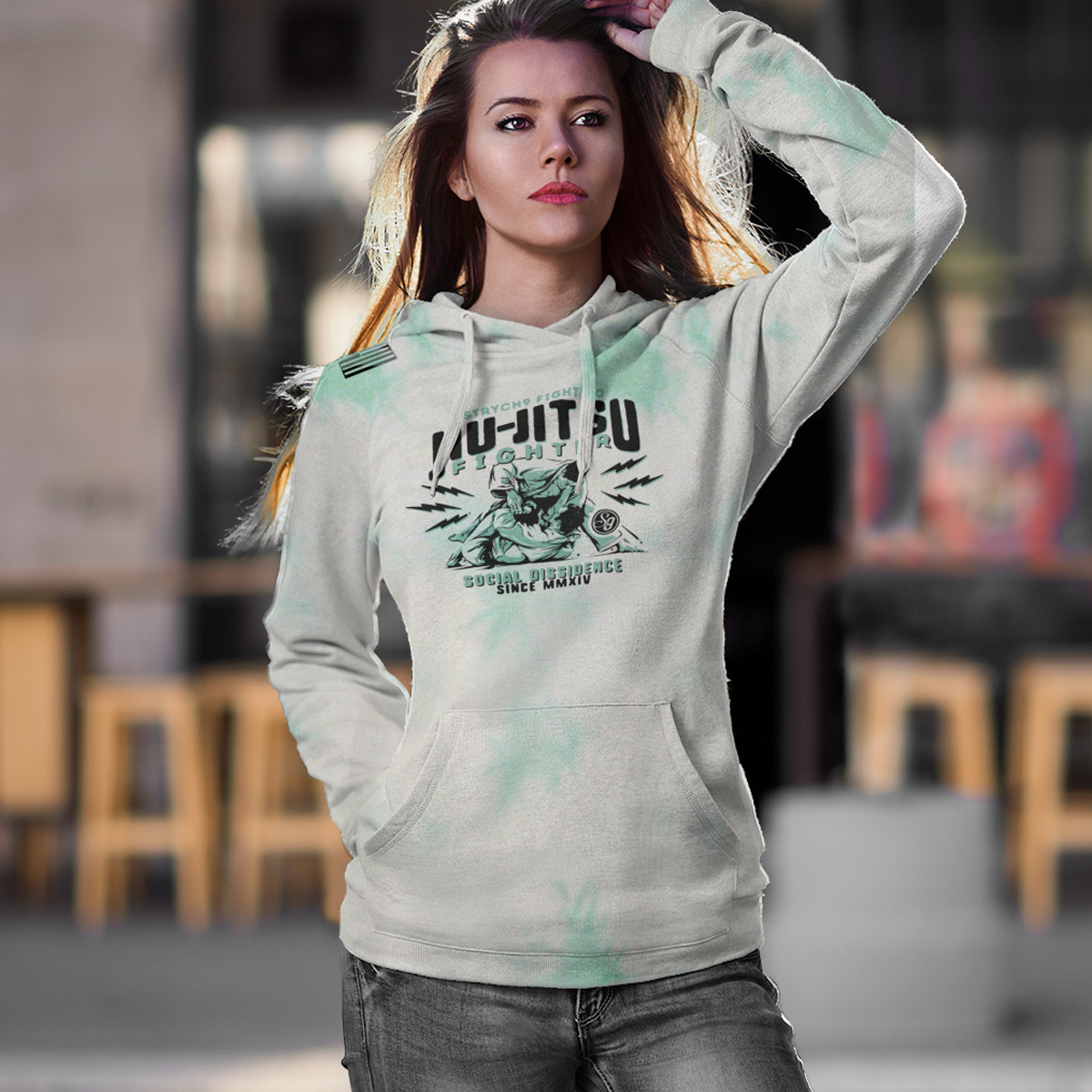 JIU-JITSU FIGHTER • Hooded Sweatshirt