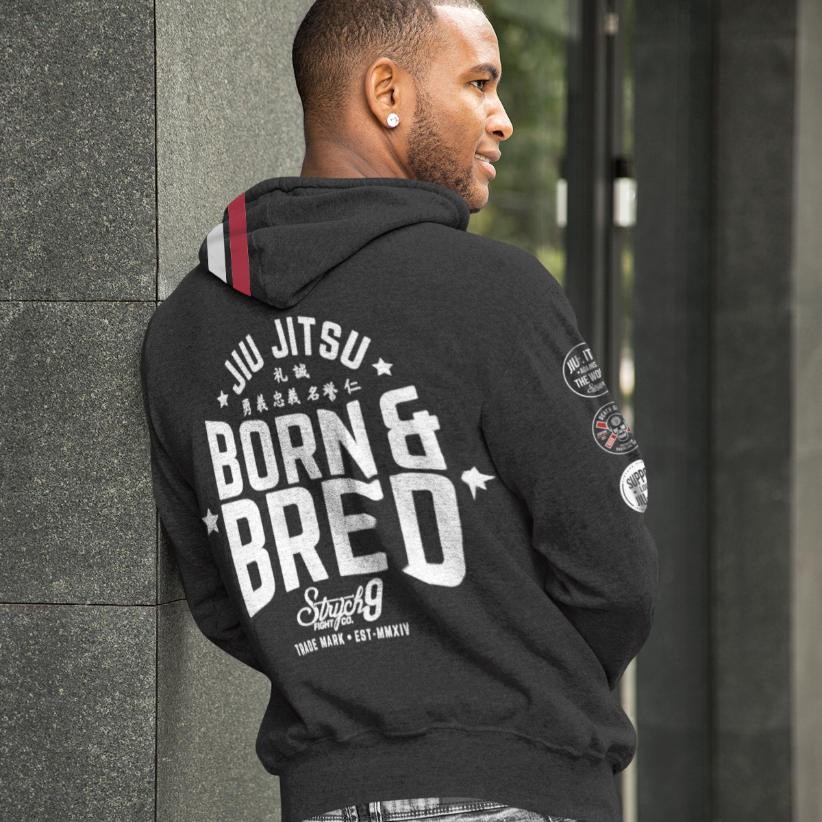Born and Bred • All-Over Print Hooded Sweatshirt