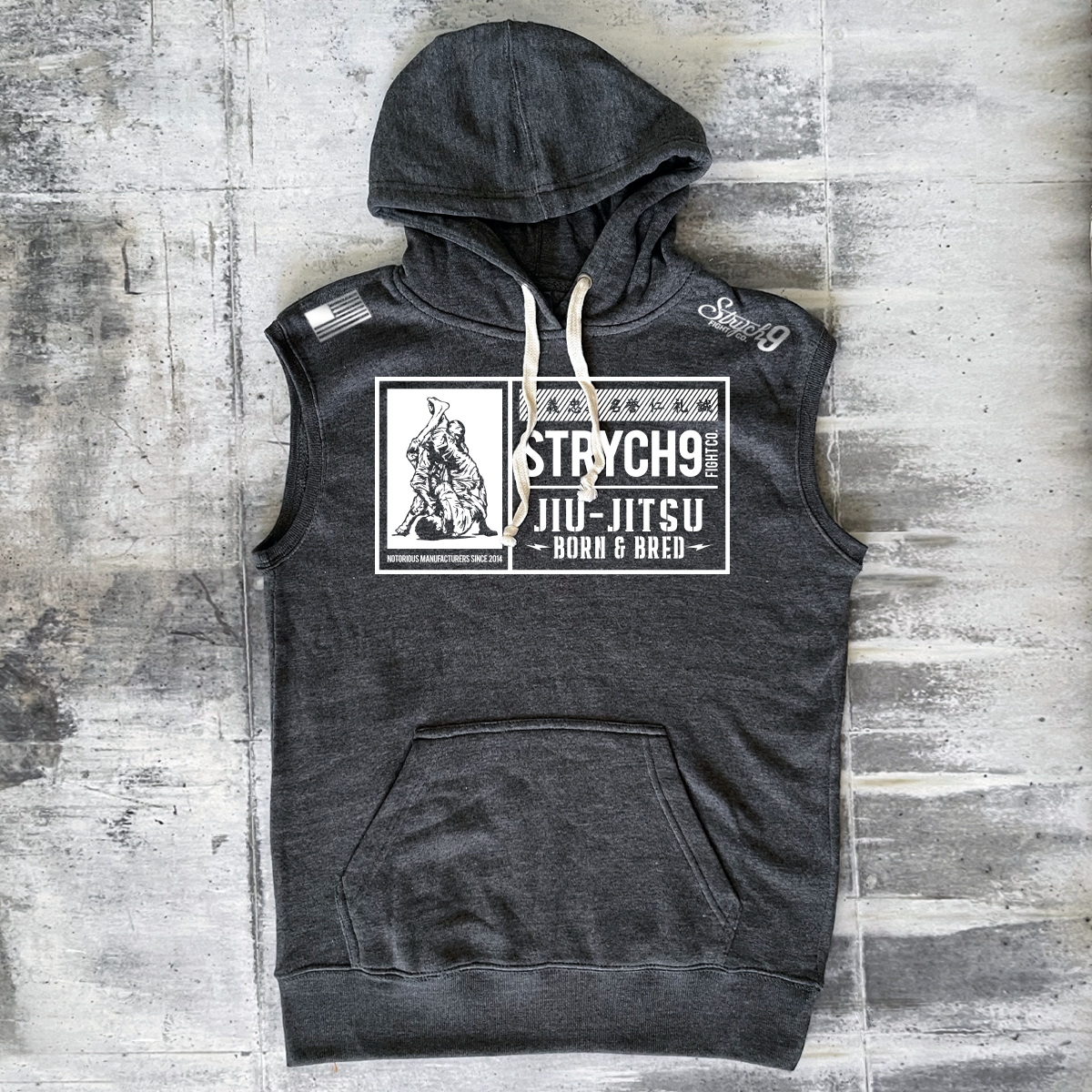 BORN & BRED • Sleeveless Hooded Sweatshirt