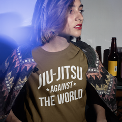 JIU-JITSU AGAINST THE WORLD • BROWN • T-Shirt