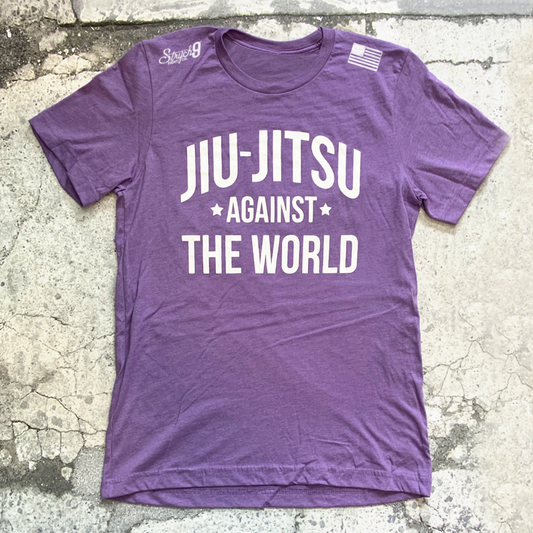 JIU-JITSU AGAINST THE WORLD • PURPLE • T-Shirt