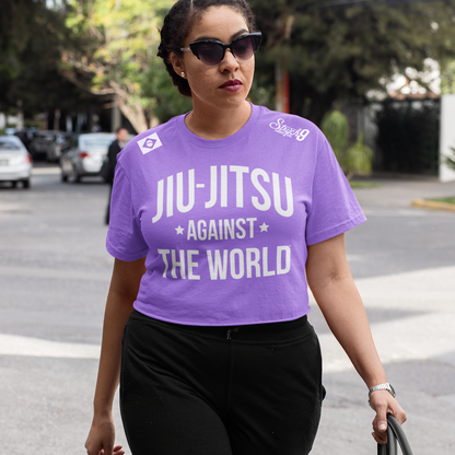 JIU-JITSU AGAINST THE WORLD • PURPLE • T-Shirt