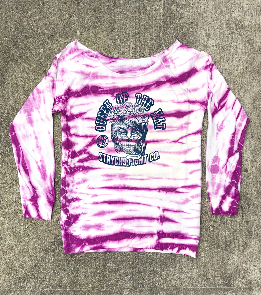 QUEEN OF THE MAT • Off-the-Shoulder Sweatshirt