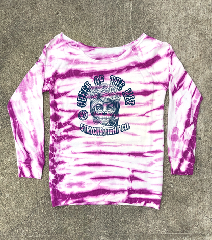 QUEEN OF THE MAT • Off-the-Shoulder Sweatshirt