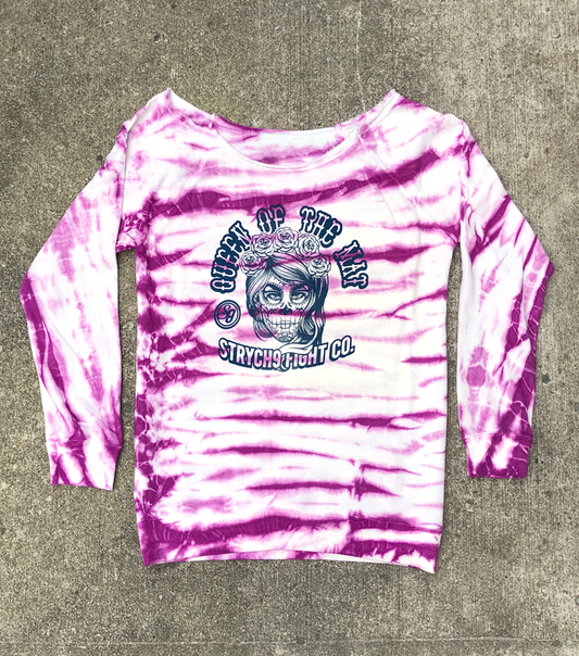 QUEEN OF THE MAT • Off-the-Shoulder Sweatshirt