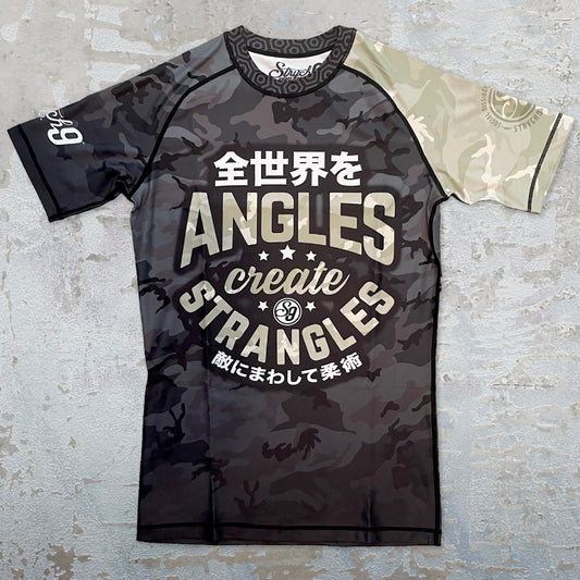 ANGLES CREATE STRANGLES • Rash Guard