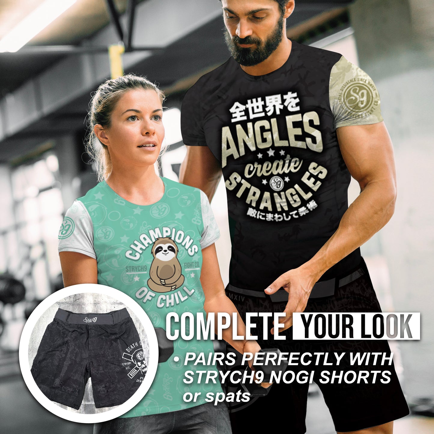 Champions Of Chill • Sloth Rash Guard