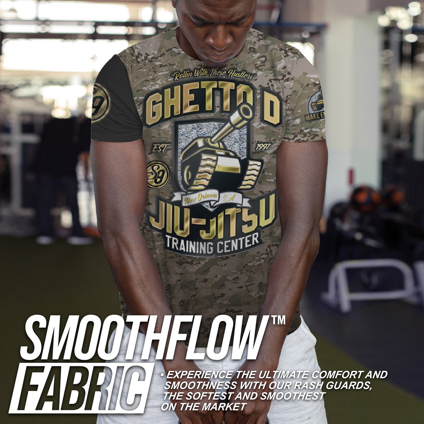 GHETTO D • Rash Guard