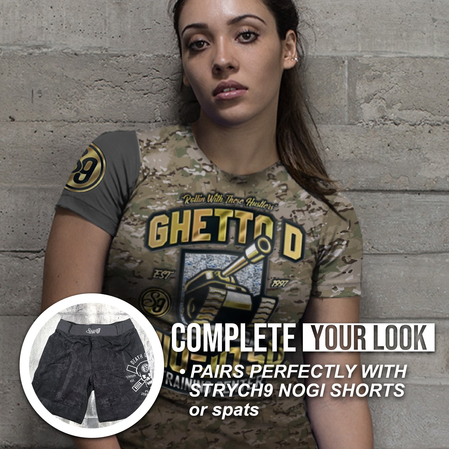 GHETTO D • Rash Guard