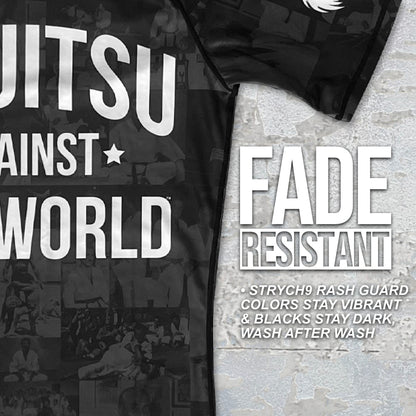 JIU JITSU AGAINST THE WORLD • White Belt Rash Guard